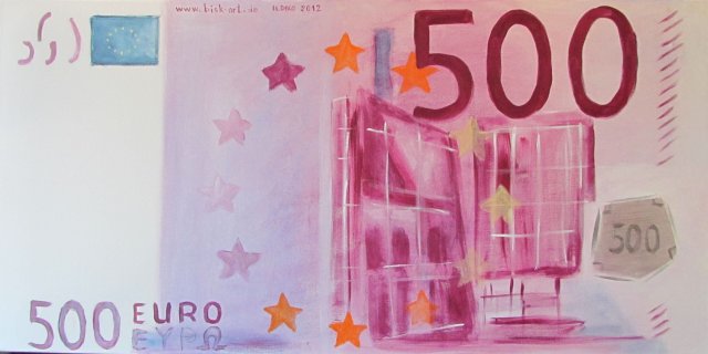 Geldschein 500